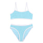 Minihaha Blue Fizz/White Crinkle Bikini