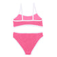 Minihaha Bubblegum/White Crinkle Bikini
