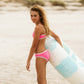Minihaha Bubblegum/White Crinkle Bikini