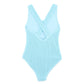 Minihaha Blue Fizz Cross Back Crinkle Swimsuit