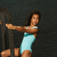 Minihaha Blue Fizz Cross Back Crinkle Swimsuit