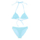 Minihaha Blue Fizz Crinkle Tri Bikini