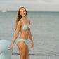 Minihaha Blue Fizz Crinkle Tri Bikini