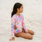 Minihaha Astrid Long Sleeve Sunsuit | Swimsuit