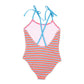 Minihaha Selena Stripe Cross Back Swimsuit