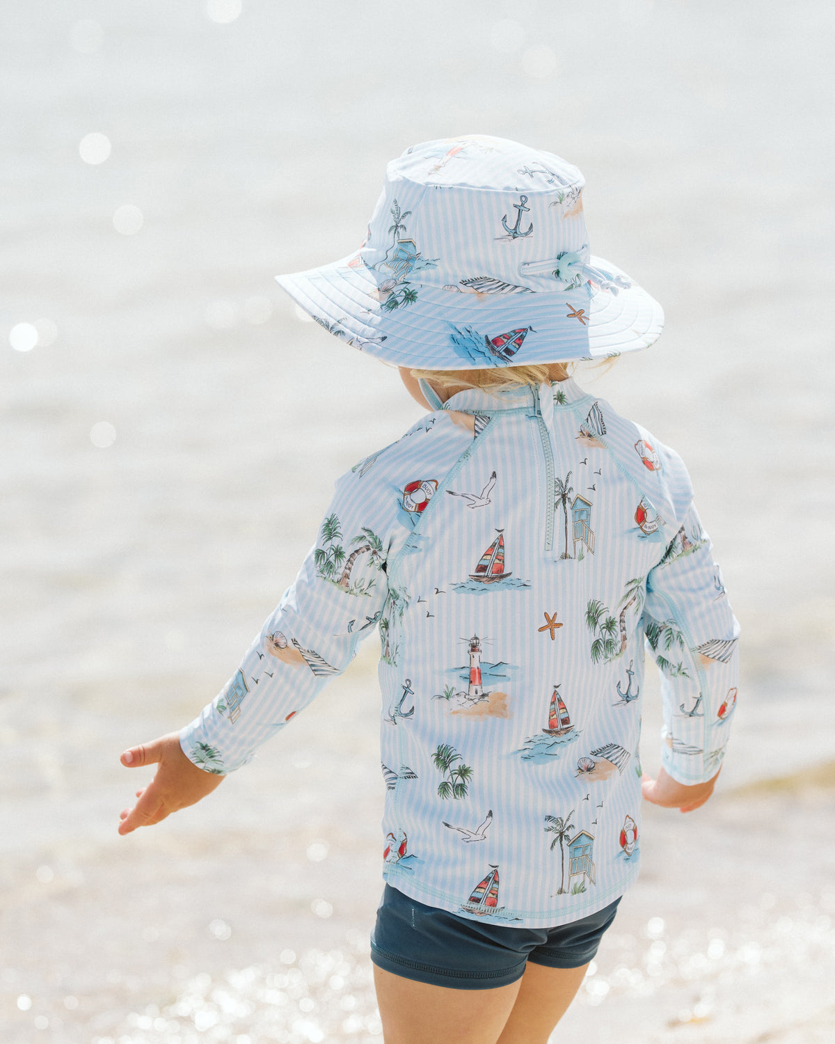Minihaha Nikolai Long Sleeve Rashie & Trunk Set