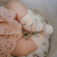 Lamington Baby Merino Crew Socks Rosa
