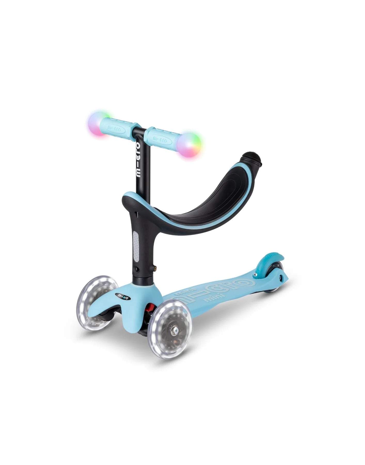 Micro Scooter Mini2Grow Deluxe Magic LED Scooter Blue