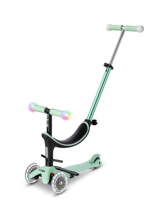 Micro Scooter Mini2Grow Deluxe Magic LED Scooter Mint