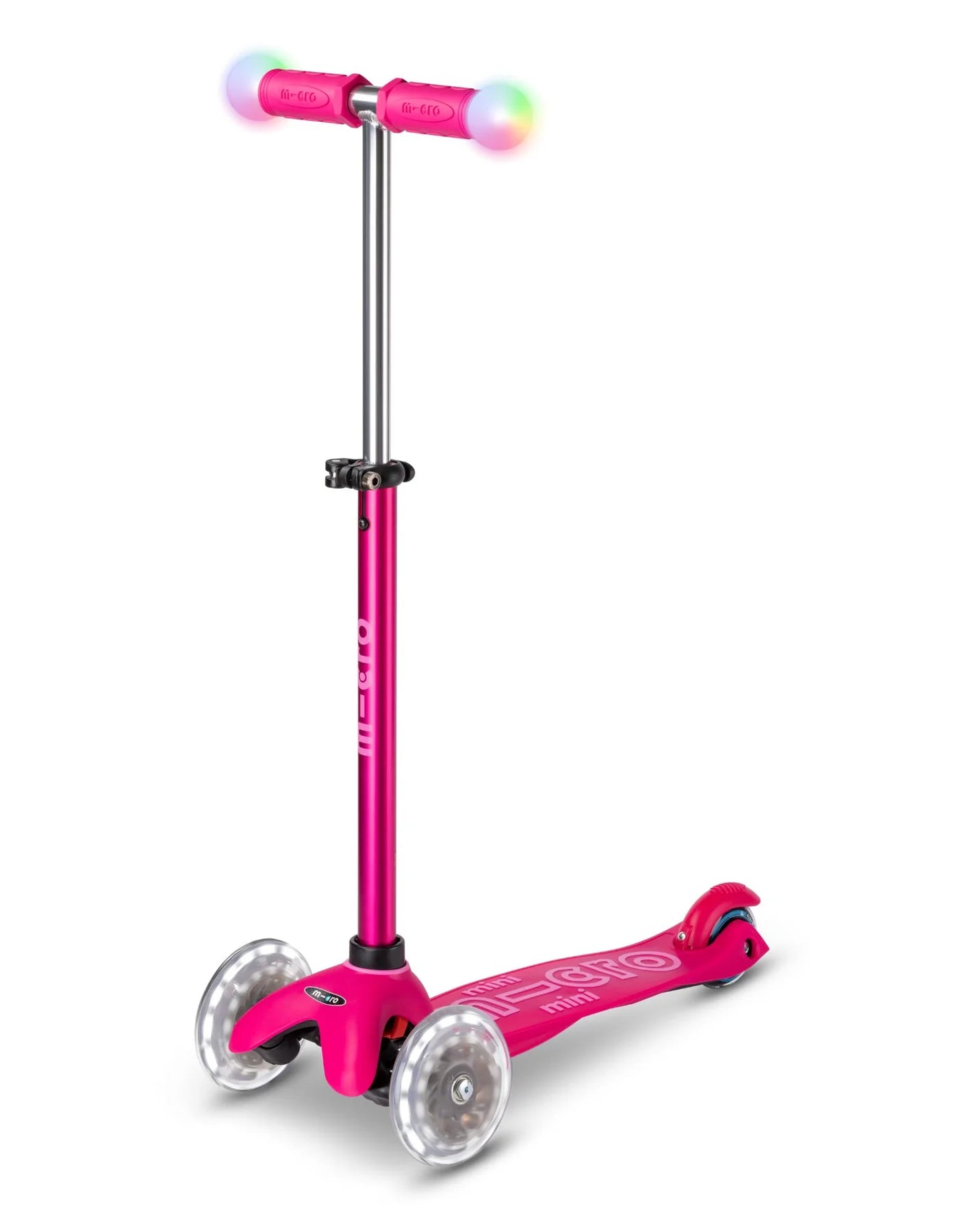 Micro Scooter Mini2Grow Deluxe Magic LED Scooter Pink