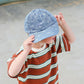 Grown Cotton Sports Stripe Short Sleeve Tee Acorn