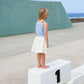 Grown Embroidered Ziggy Skirt Cream