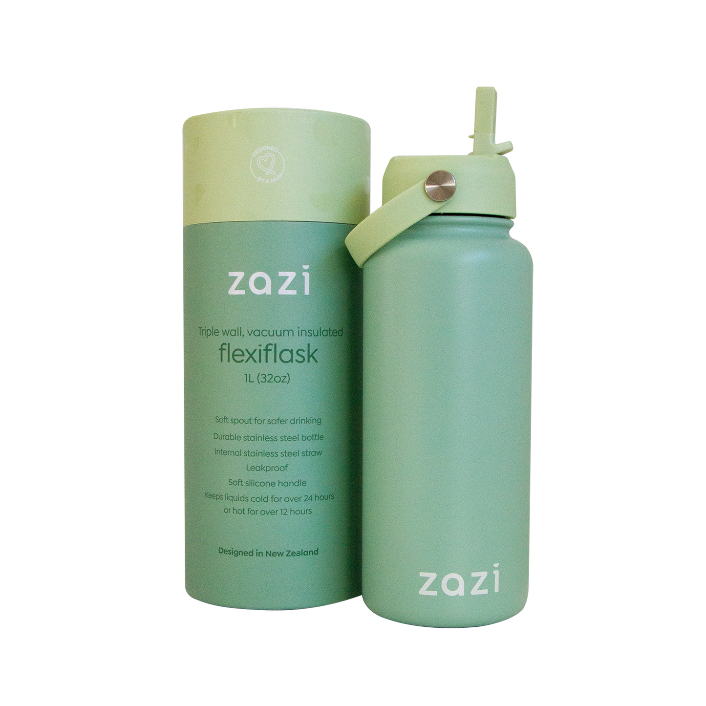 Zazi Flexiflask 1L Moss