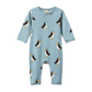 Nature Baby Henley Pyjama Suit Puffin Print