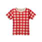 Nature Baby Shortie Pyjama Set Red Crispin Check
