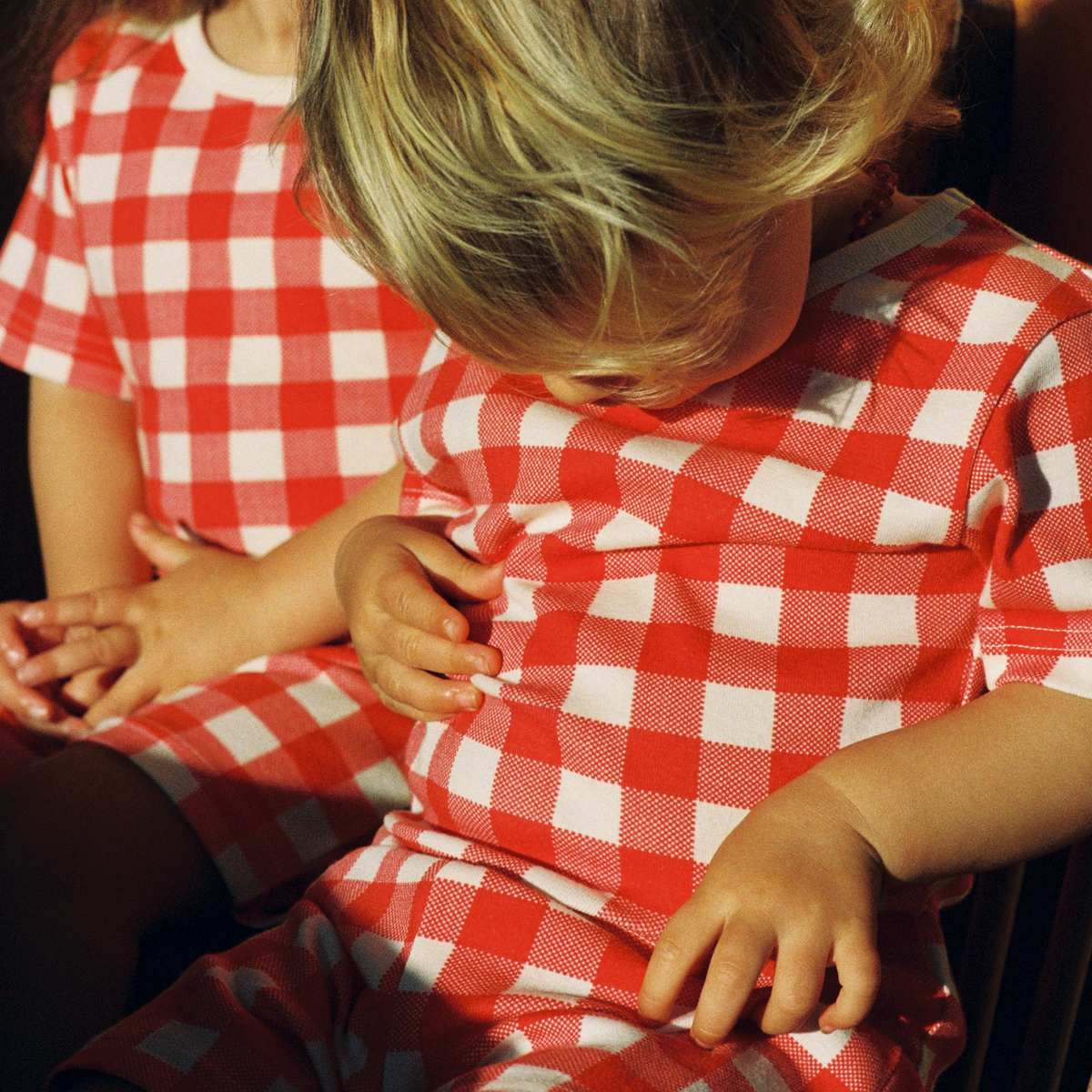 Nature Baby Shortie Pyjama Set Red Crispin Check