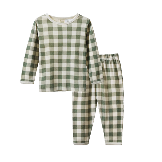 Nature Baby Long Sleeve Pyjamas Set Crispin Check