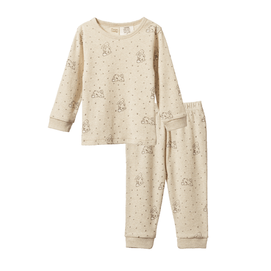 Nature Baby Long Sleeve Pyjamas Set Bramble Burrow Sleep Print