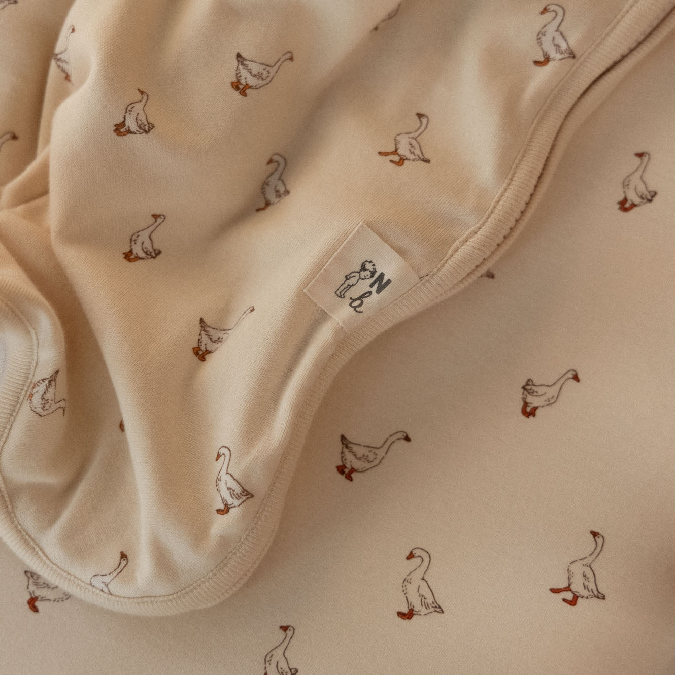 Nature Baby Cotton Sleeping Bag Goosey Print