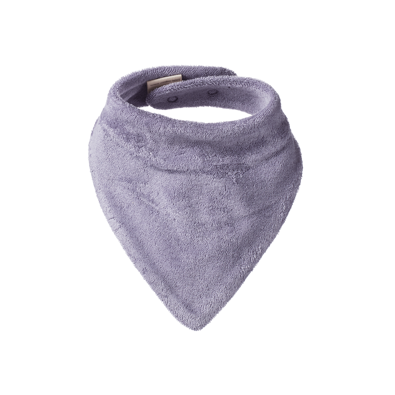 Nature Baby Triangle Bib Terry Periwinkle