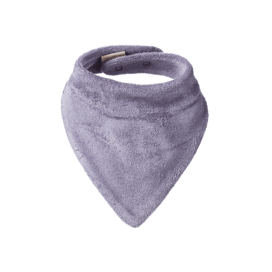 Nature Baby Triangle Bib Terry Periwinkle