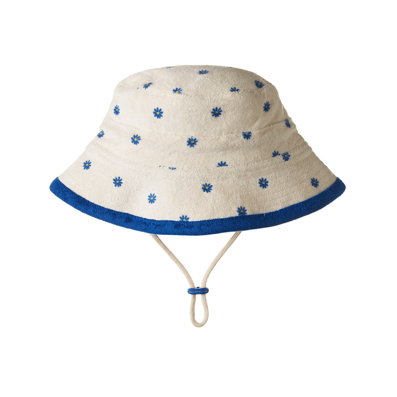 Nature Baby Bucket Sunhat Terry Daisy Daze Blue