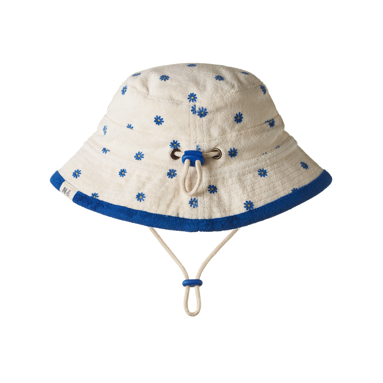 Nature Baby Bucket Sunhat Terry Daisy Daze Blue