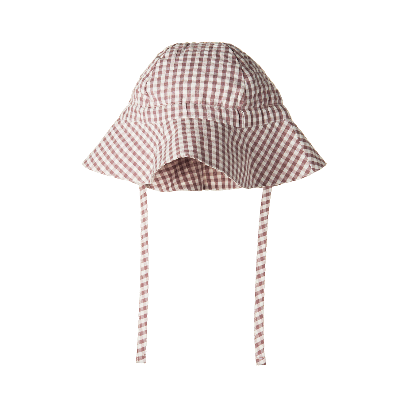 Nature Baby Gingham Sunhat Twilight Check