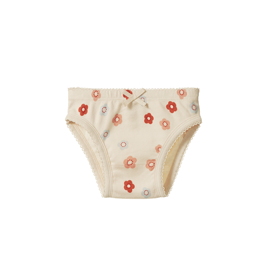 Nature Baby Knickers Petite Flora Stamp Print