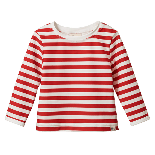 Nature Baby Splash Top Red Sea Stripe