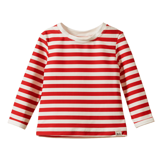Nature Baby Splash Top Red Sea Stripe