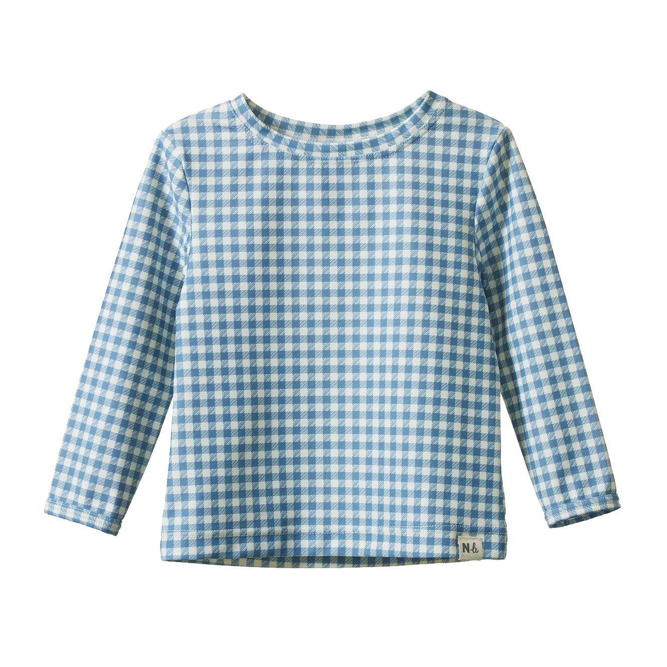 Nature Baby Splash Top Blue Gingham