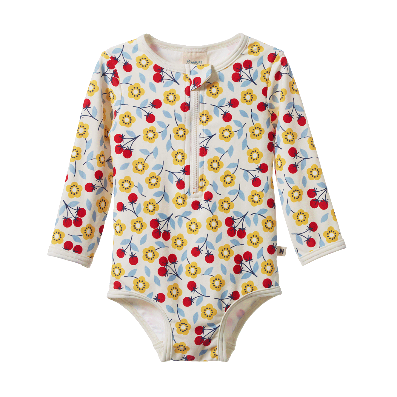 Nature Baby One Piece Bathing Swimsuit Kitchen Garden Print