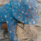 Nature Baby One Piece Bathing Trunks Blue Snorkel Print