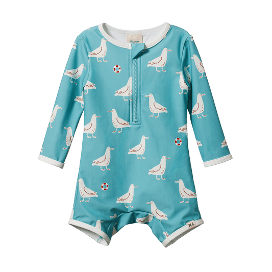 Nature Baby One Piece Bathing Trunks Albie Print