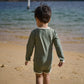 Nature Baby One Piece Bathing Trunks Olive