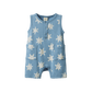 Nature Baby Camper Suit Sea Stars Print