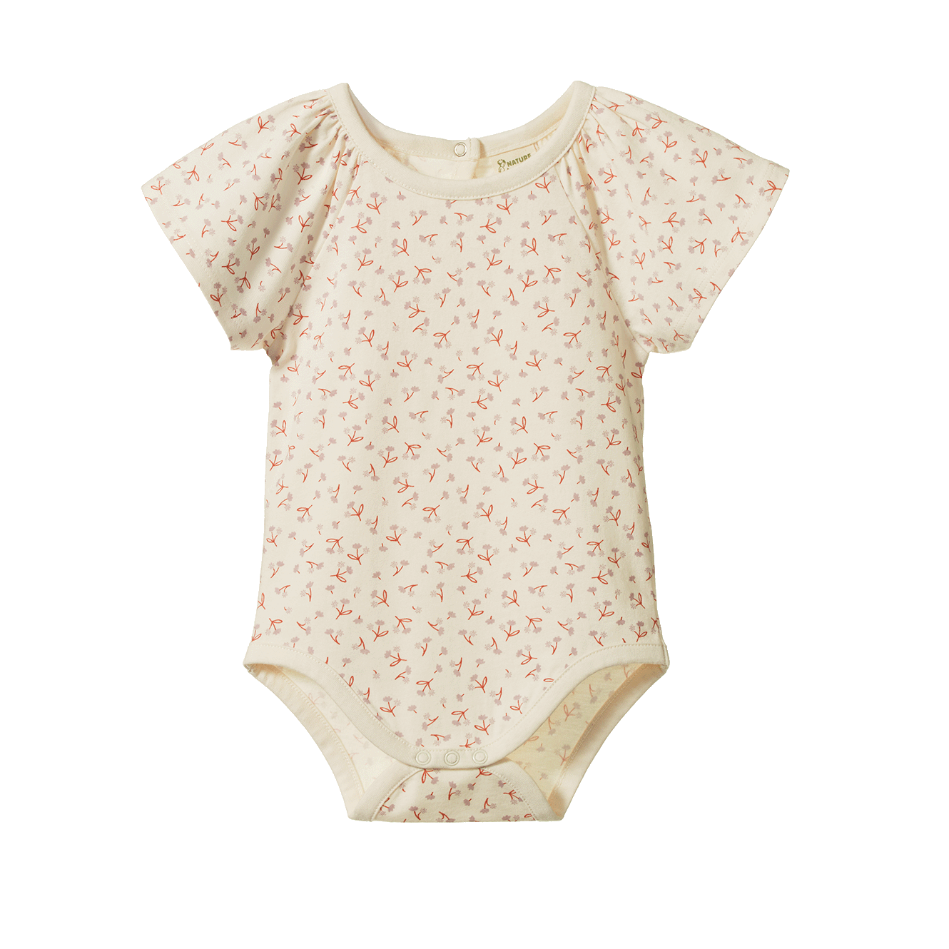 Nature Baby Faye Bodysuit Dandelion Print
