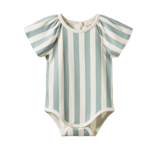 Nature Baby Faye Bodysuit Star Dew Stripe