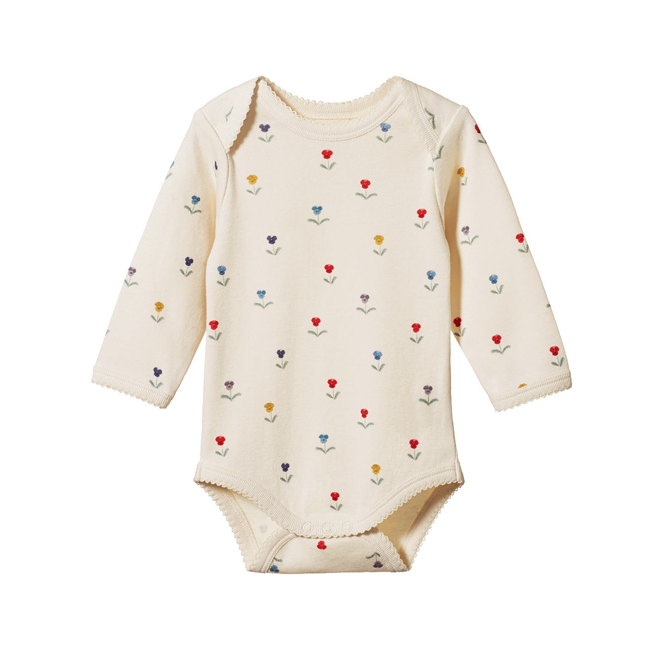 Nature Baby Long Sleeve Bodysuit Delphine Print