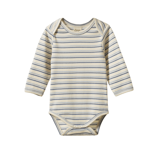 Nature Baby Long Sleeve Bodysuit Horizon Stripe