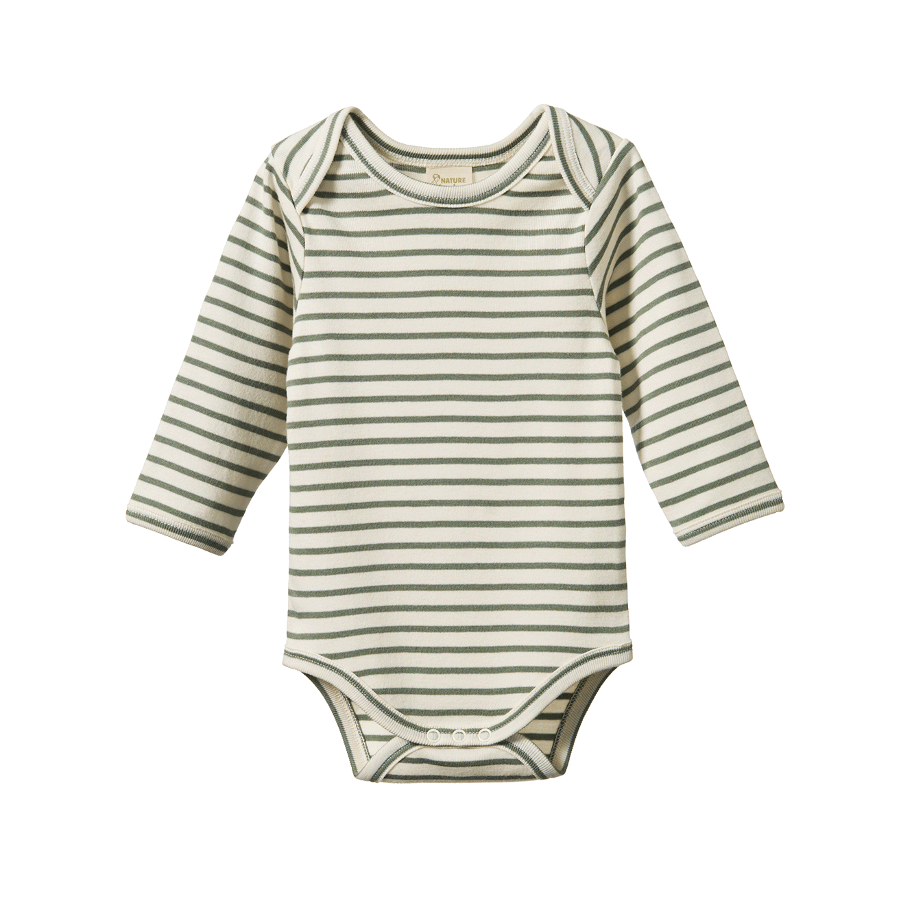 Nature Baby Long Sleeve Bodysuit Nettle Sailor Stripe