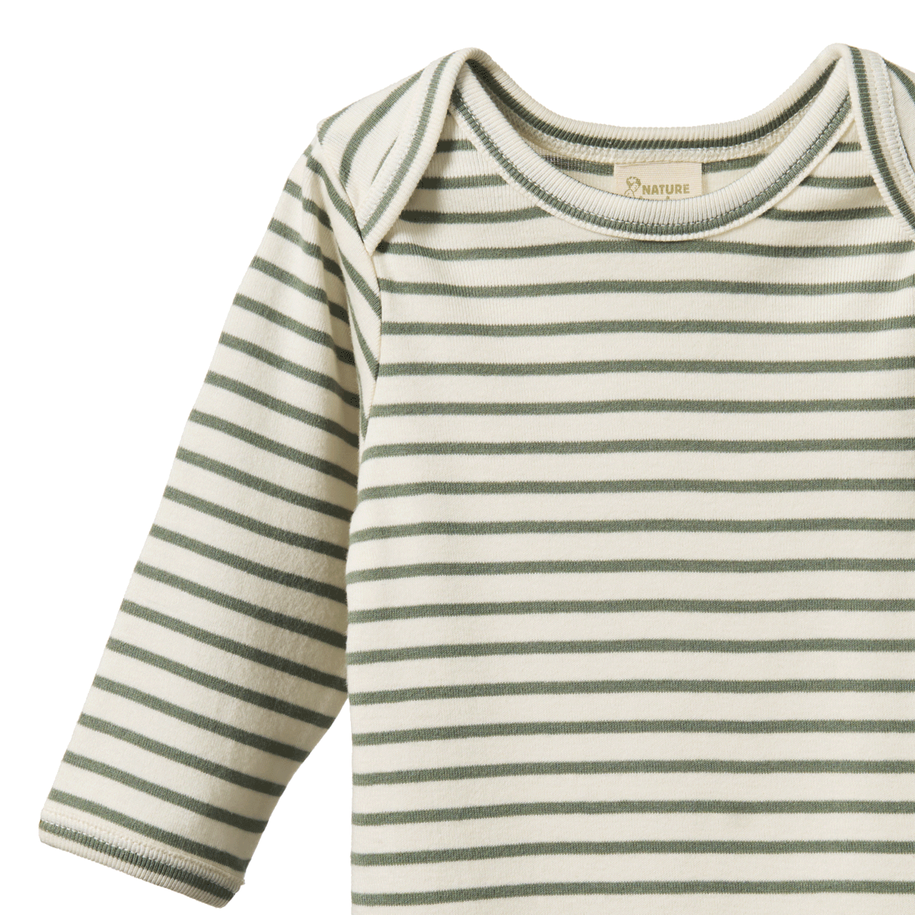 Nature Baby Long Sleeve Bodysuit Nettle Sailor Stripe