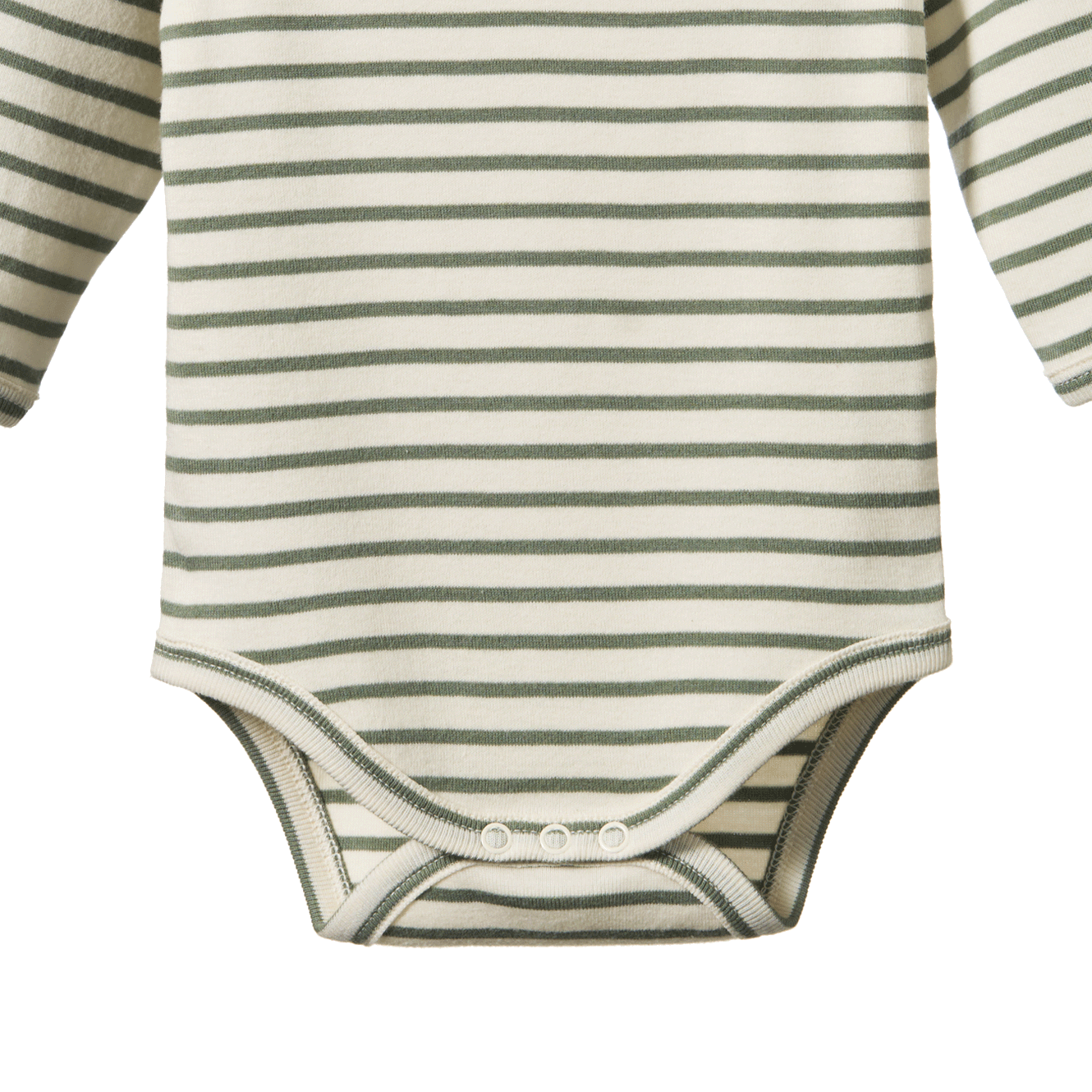 Nature Baby Long Sleeve Bodysuit Nettle Sailor Stripe