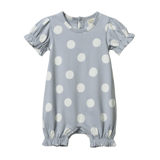 Nature Baby Bubbles Suit Flossie Polka Dot Print