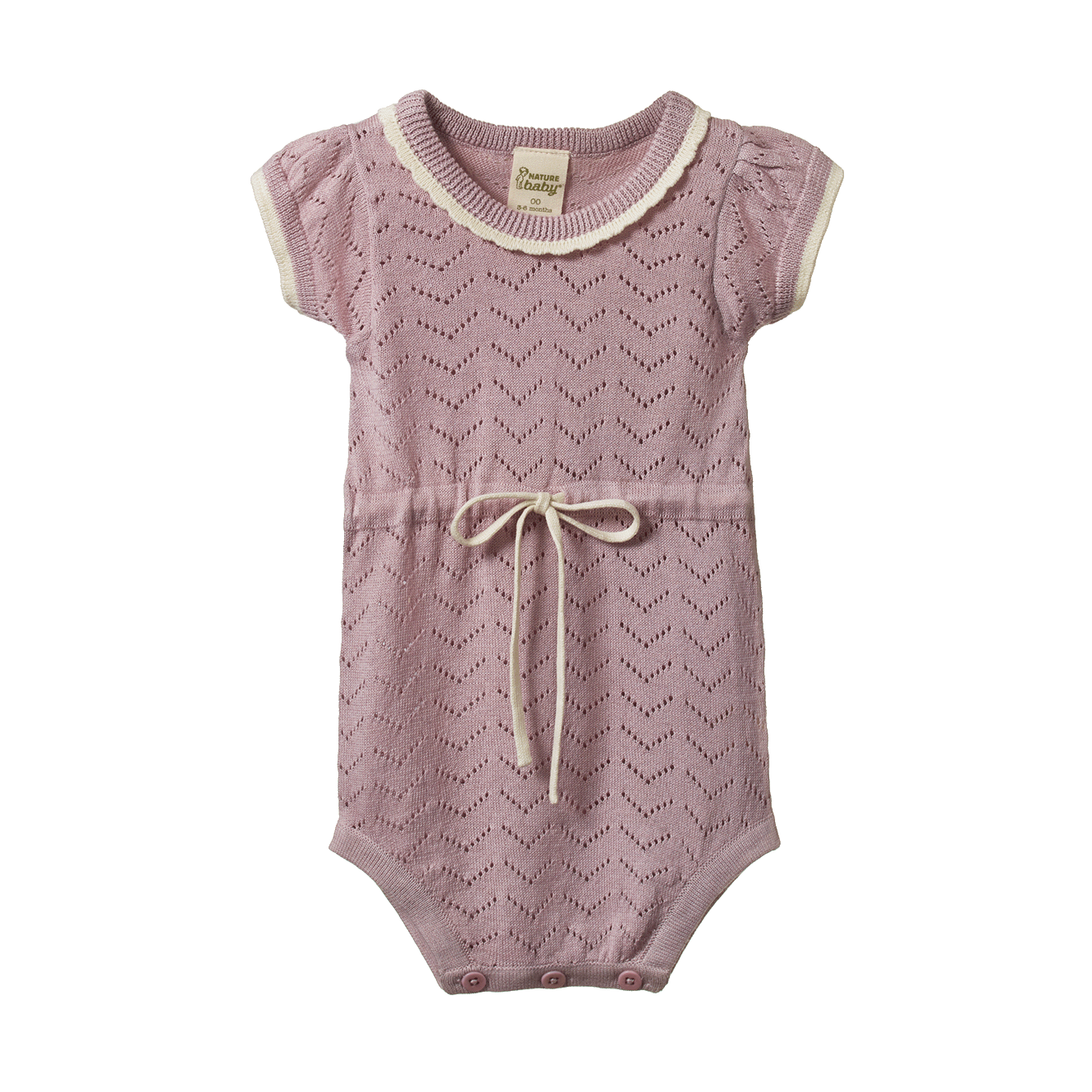 Nature Baby Lottie Suit Pointelle Lilac