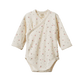 Nature Baby Long Sleeve Kimono Bodysuit Pointelle Posey Blossom Print
