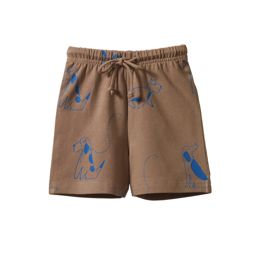 Nature Baby Jimmy Shorts Dog Walks Print