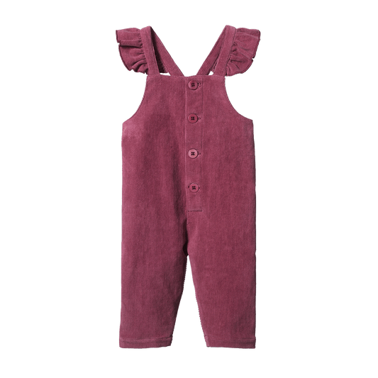 Nature Baby Orchard Overalls Cord Rhubarb