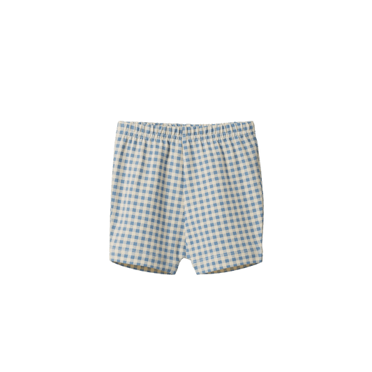 Nature Baby Selby Shorts Blue Gingham